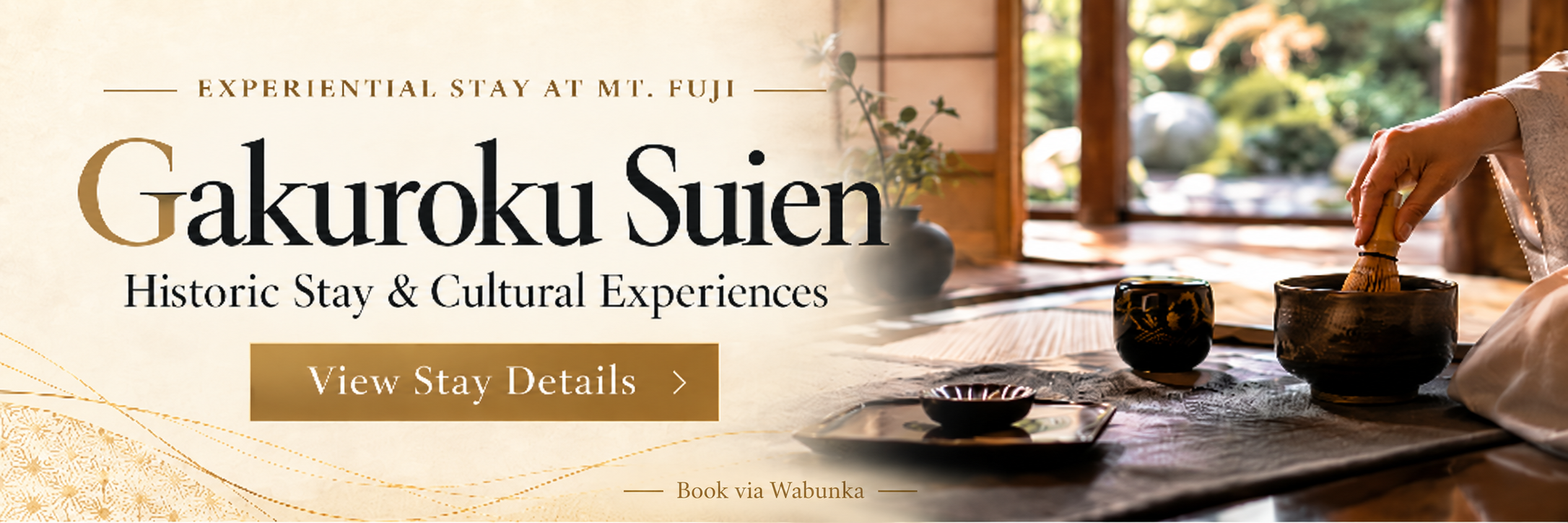 Gakuroku Suien - Experiential Stay at Mt. Fuji via Wabunka